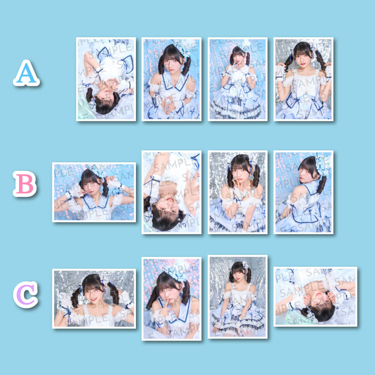 【姫野ひなの 生誕記念】ブロマイド4種1セット（×3パターン）