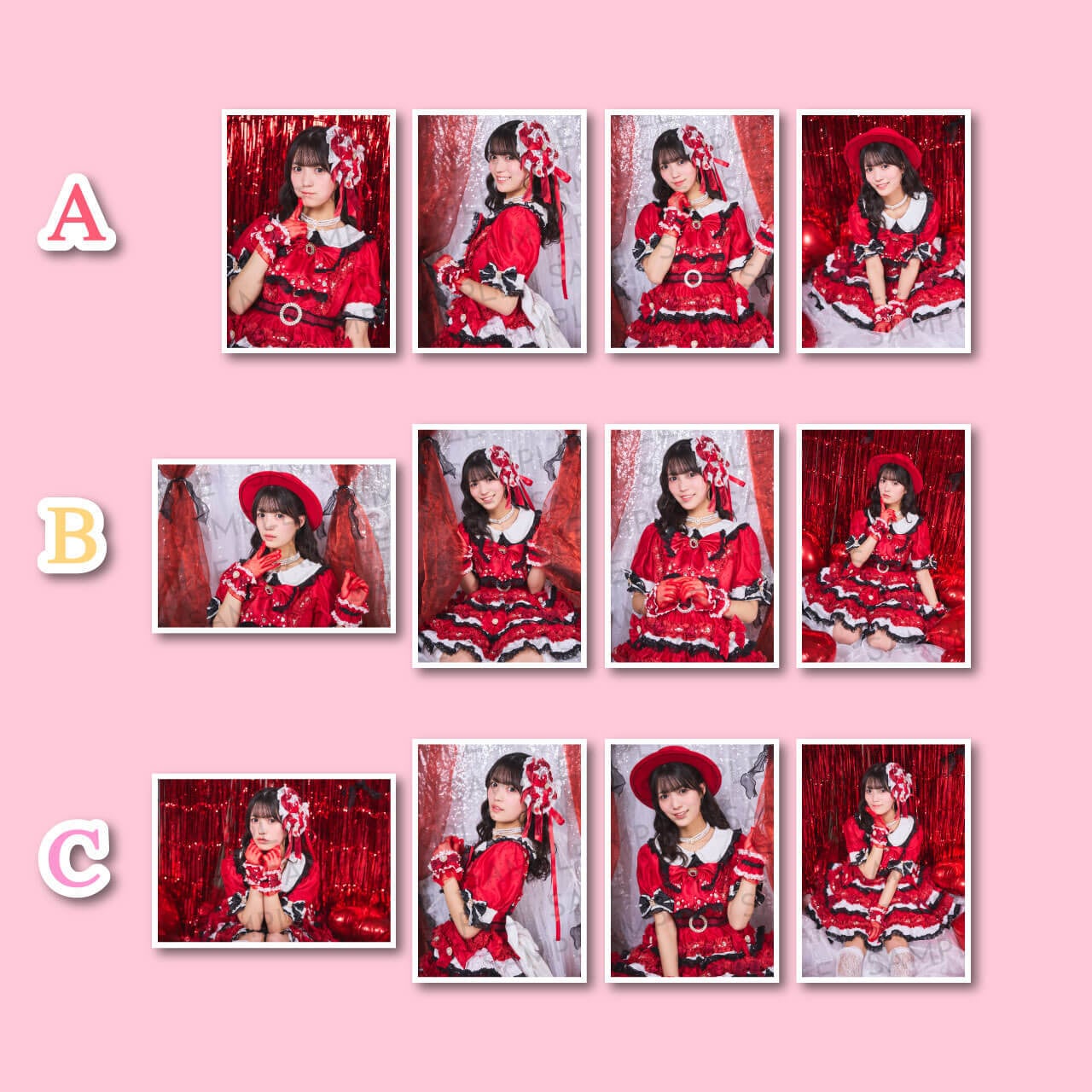 【赤間四季 生誕記念】ブロマイド4種1セット（×3パターン）