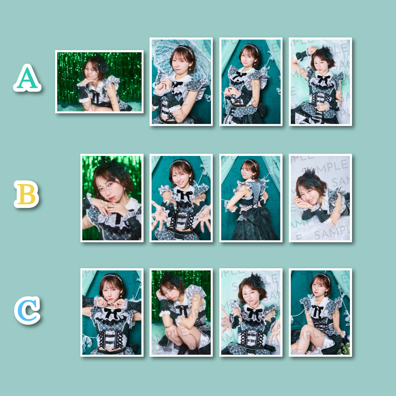 【久喜なほ 生誕記念】ブロマイド4種1セット（×3パターン）